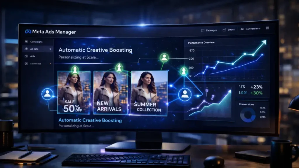 Advantage+ creative boost and AI personalization signals in Meta Ads Manager 2025