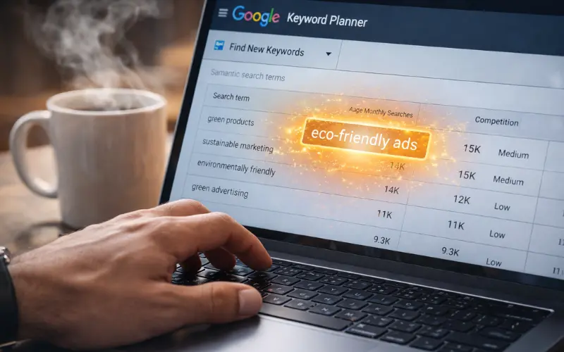 Keyword research process in 2026 Google Ads management services.