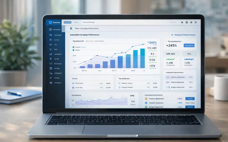 instagram ads updates october 2025 advantage plus campaign automation dashboard with ROI metrics